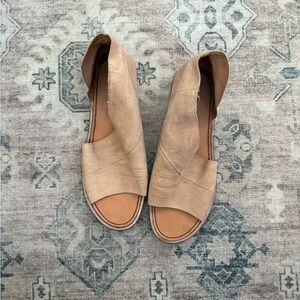 Free People Mont Blanc Sandals Tan Leather